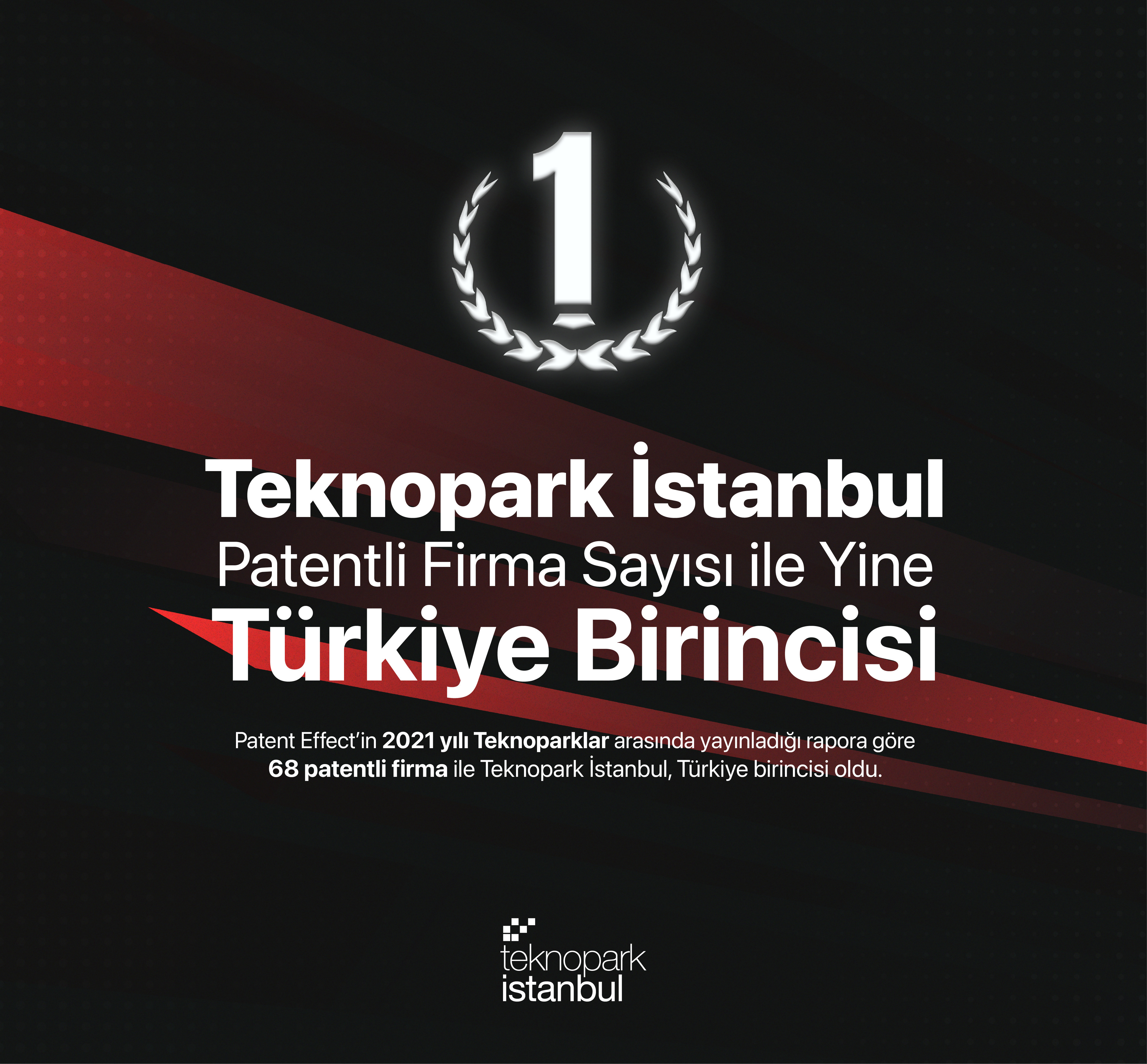 Teknopark İstanbul Patentli Firma Sayısı ile Yine Türkiye Birincisi!