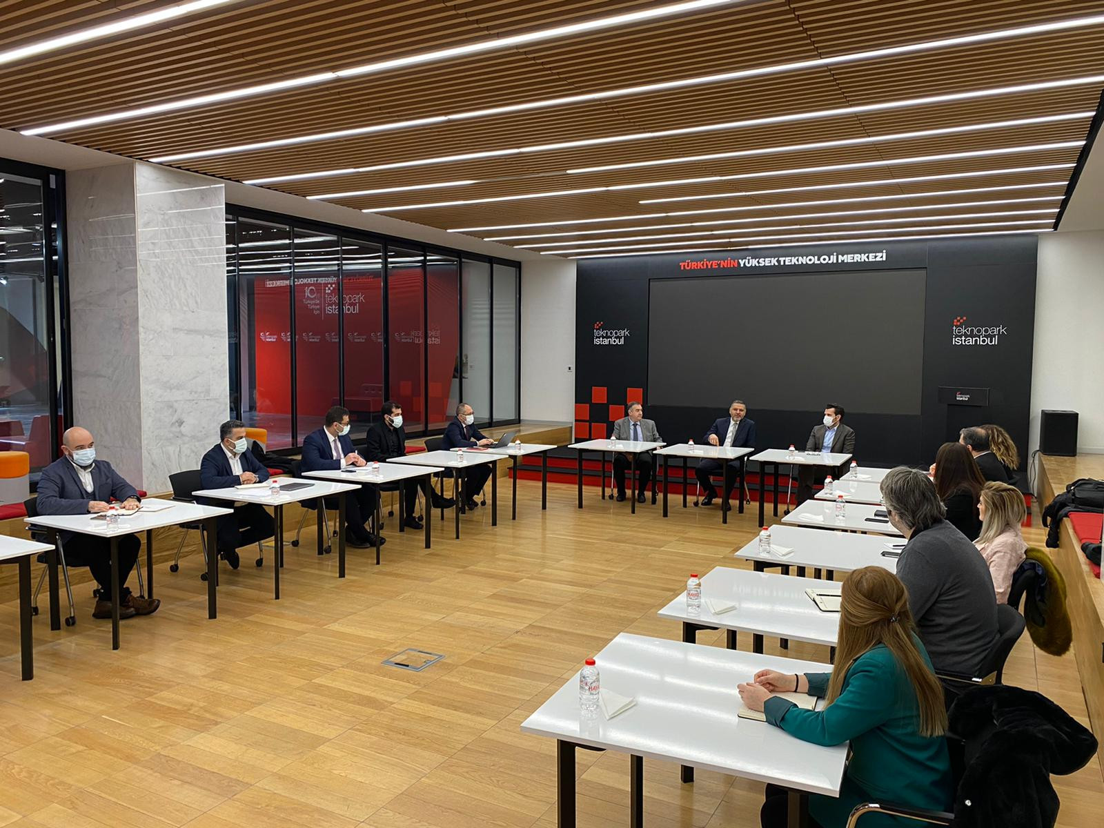 İstanbul Ticaret Üniversitesi Rektör Yardımcısı Teknopark İstanbul’u Ziyaret Etti