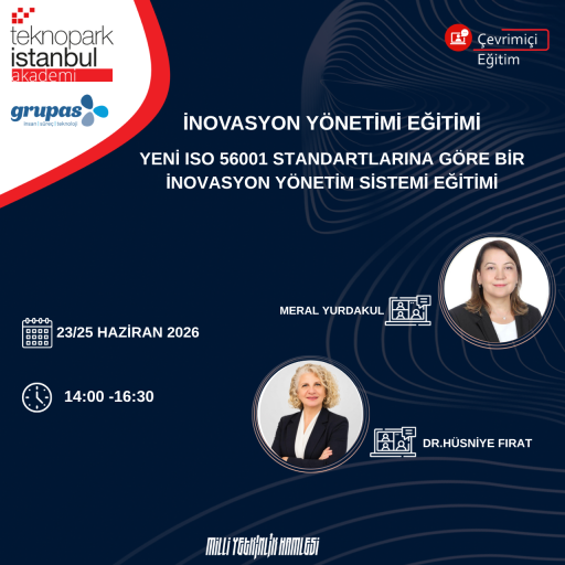 YENİ ISO 56001 STANDARTLARINA GÖRE BİR İNOVASYON YÖNETİM SİSTEMİ EĞİTİMİ