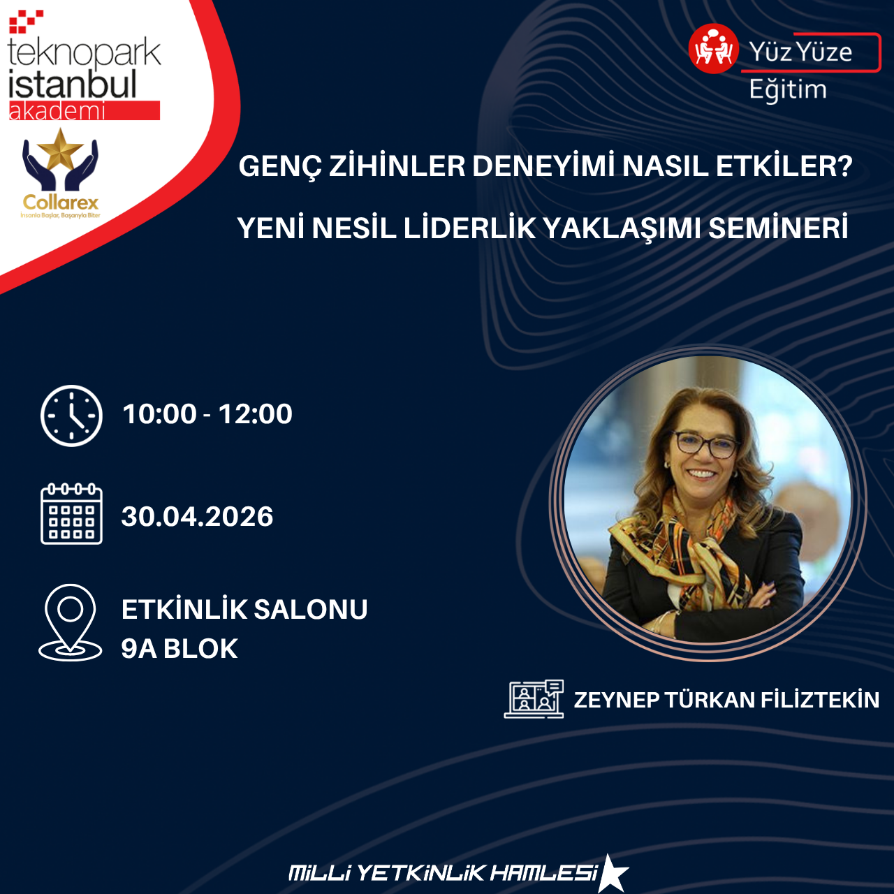 YENİ NESİL LİDERLİK YAKLAŞIMI SEMİNERİ  GENÇ ZİHİNLER DENEYİMİ NASIL ETKİLER?