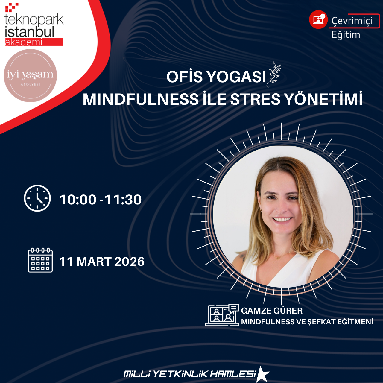 OFİS YOGASI & MINDFULNESS İLE STRES YÖNETİMİ //// Zihne iyi gelen bir saat.