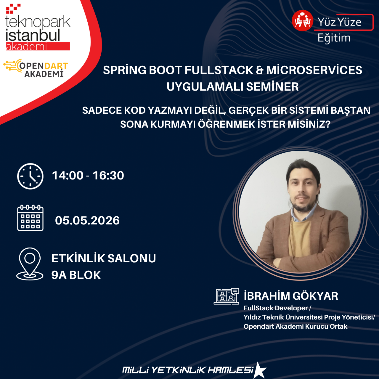 SPRİNG BOOT FULLSTACK & MİCROSERVİCES UYGULAMALI SEMİNER