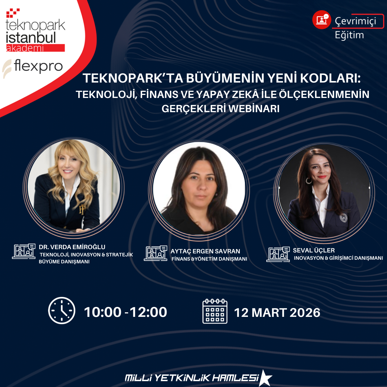 TEKNOLOJİ, FİNANS VE YAPAY ZEKÂ İLE ÖLÇEKLENMENİN GERÇEKLERİ WEBİNARI