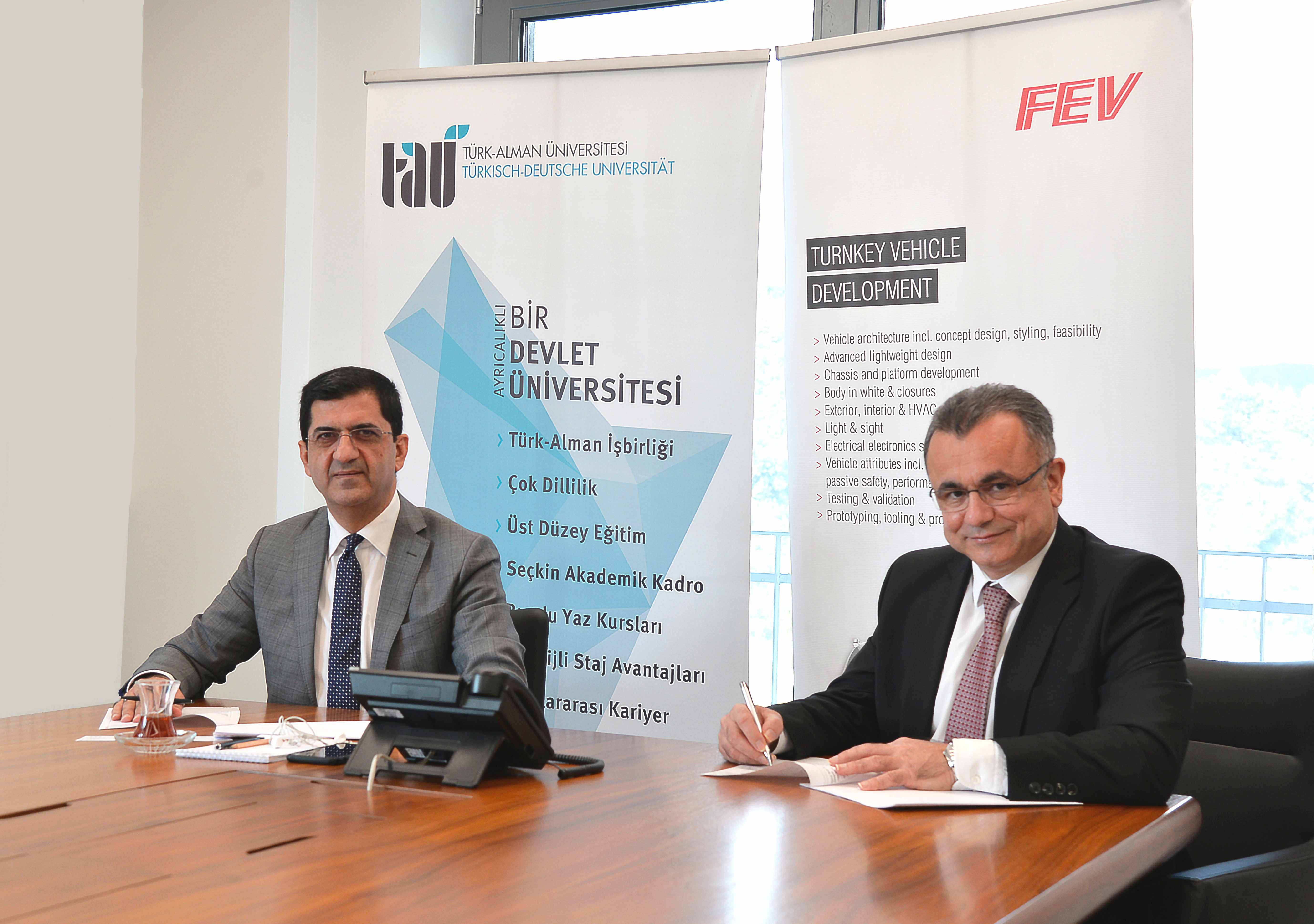 FEV Türkiye ve Türk - Alman Üniversitesi Beyin Göçüne Karşı İş Birliği Protokolü İmzaladı