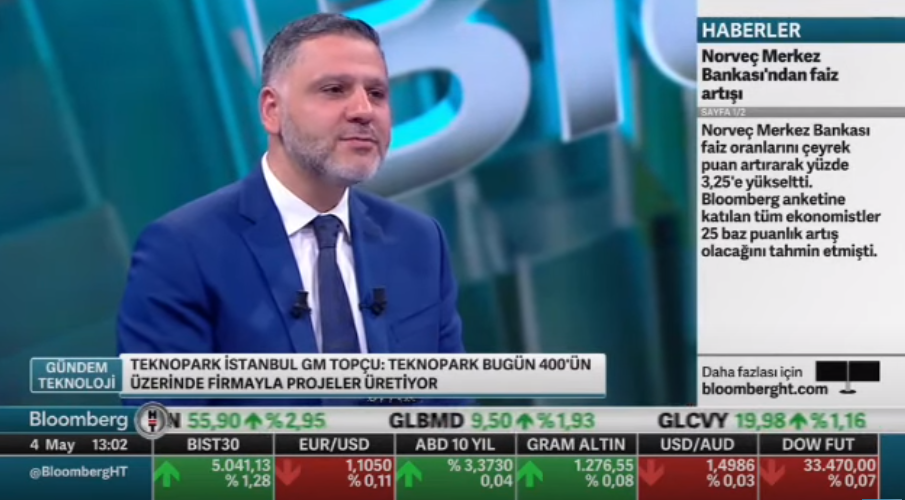 Genel Müdürümüz Bilal Topçu, BloombergHT ‘de Yayınlanan Gündem Teknoloji Programının Konuğu Oldu