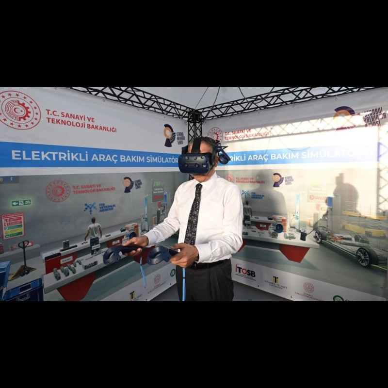 Elektrikli Araç Bakımı Yerli Simülatöre Emanet