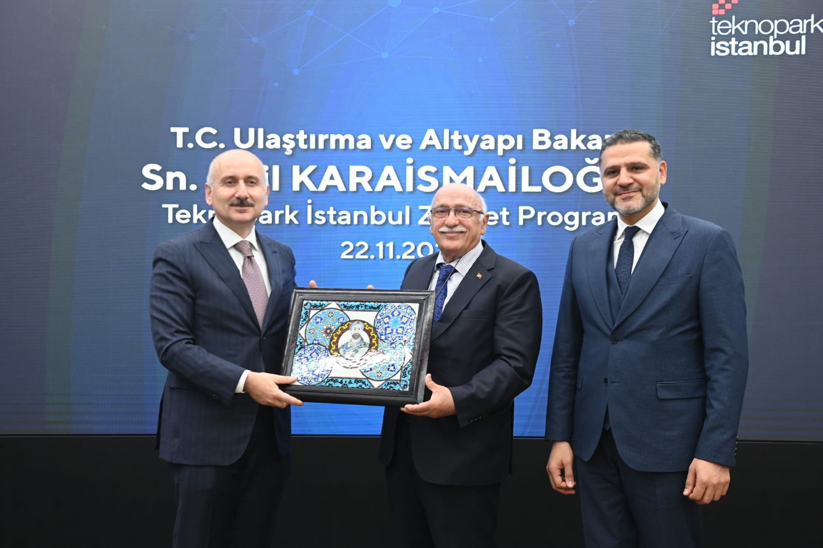 Ulaştırma ve Altyapı Bakanı Adil Karaismailoğlu Teknopark İstanbul’u Ziyaret Etti