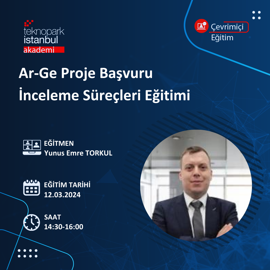 Ar-Ge Proje Başvuru İnceleme Süreçleri Eğitimi