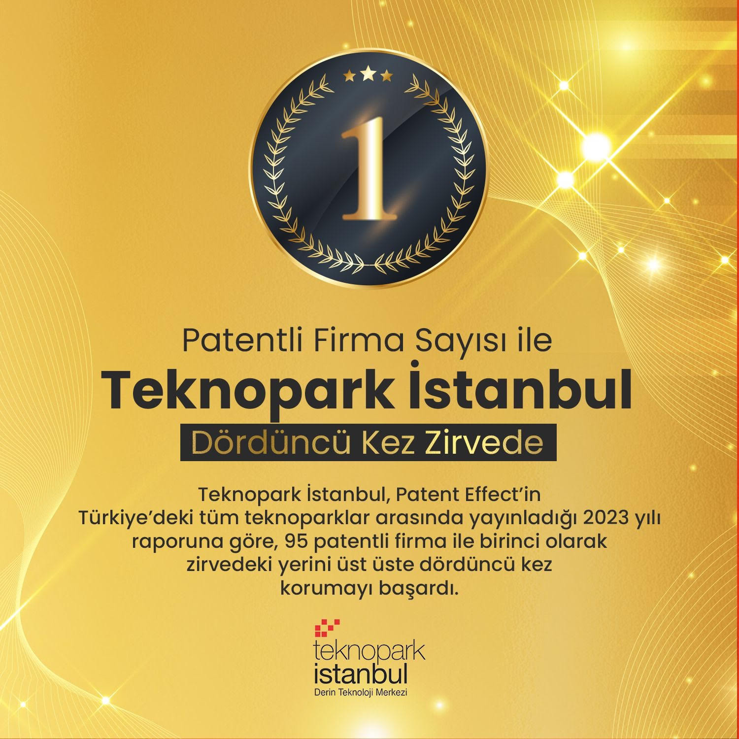 Patentli Firma Sayısı İle Teknopark İstanbul Dördüncü Kez Zirvede