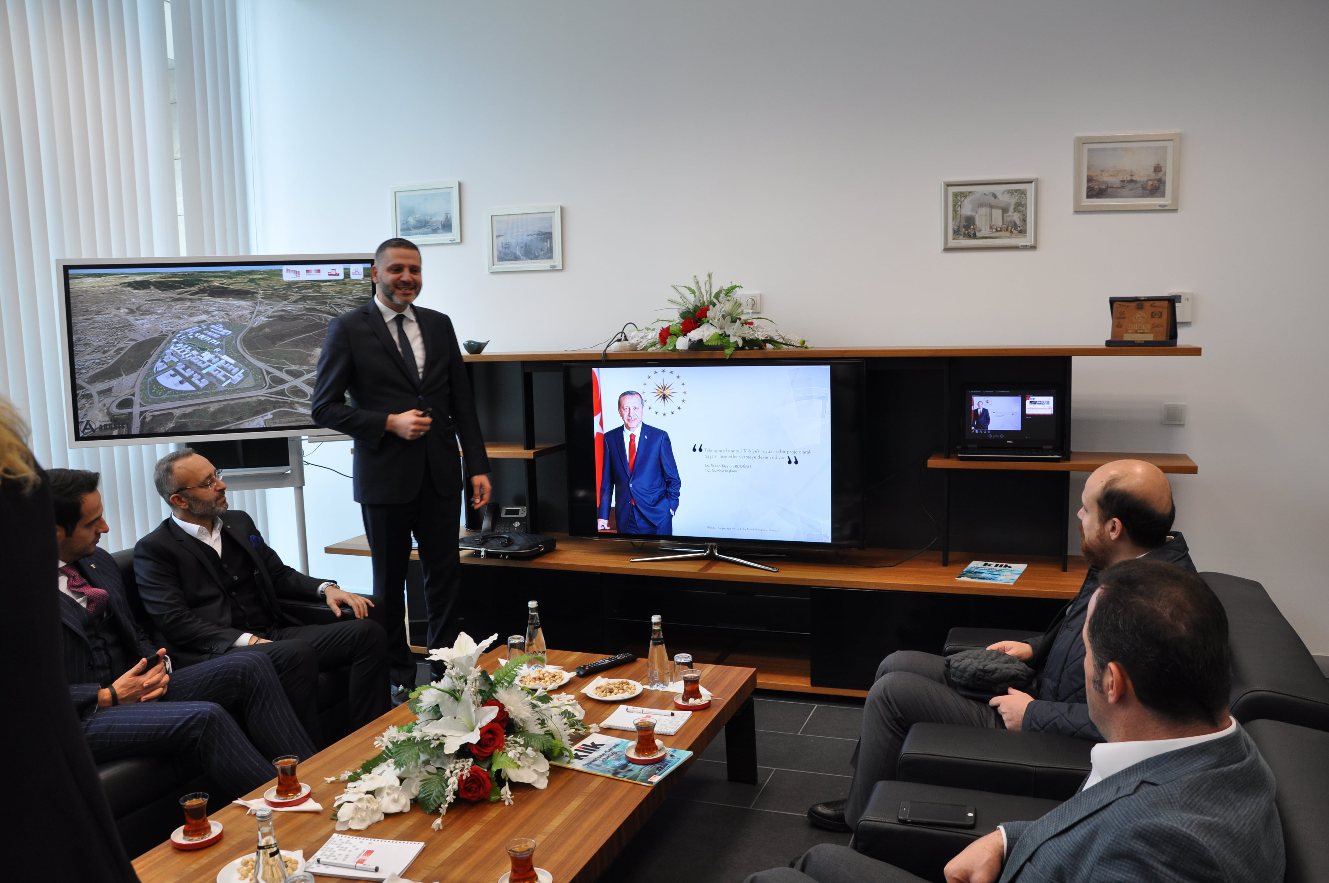 Dünya Etnospor Konfederasyonu Başkanı Sn. Bilal Erdoğan Teknopark İstanbul’u Ziyaret Etti.