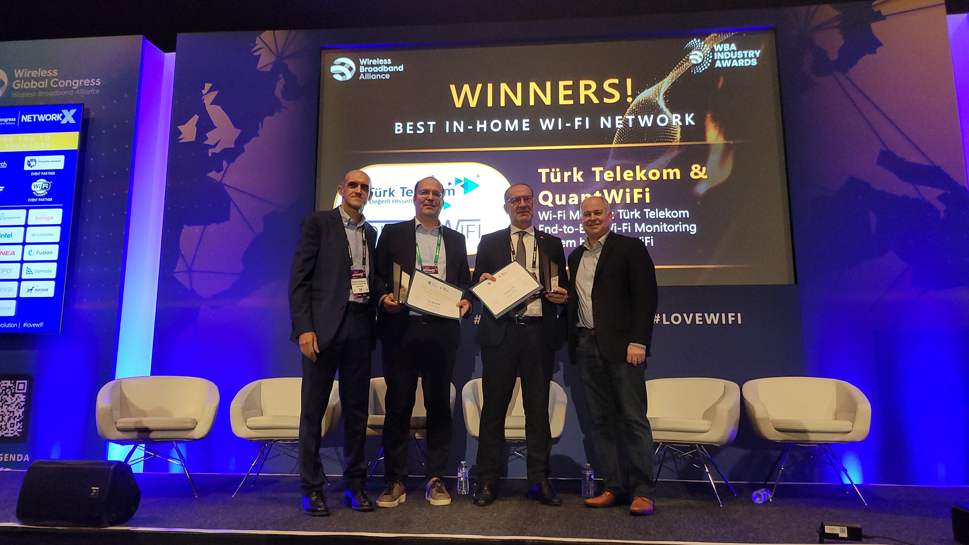 QuantWiFi Bilişim “Best In-Home Wi-Fi Network” Ödülüne Layık Görüldü