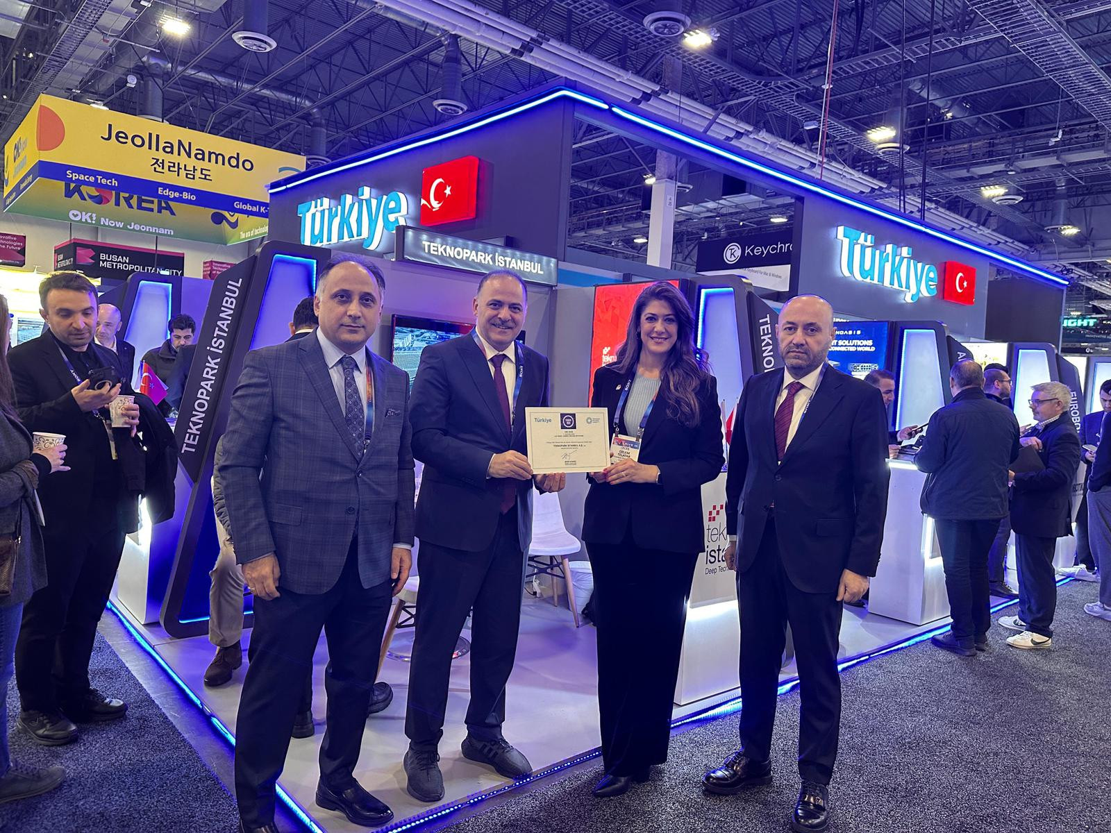 Teknopark İstanbul Participated in CES 2025 International with 4 R&D Companies