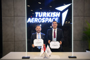As part of IDEF 2025, the "Cube Hangar Pro Signing Ceremony" was held at the TAI booth, with participation from Teknopark Istanbul General Manager Prof. Dr. Abdurrahman Akyol and TAI General Manager Dr. Mehmet Demiroğlu. img-2