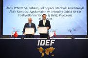As part of IDEF2025, a significant collaboration protocol was signed with the participation of Teknopark Istanbul General Manager Prof. Dr. Abdurrahman Akyol and ULAK Communications General Manager Dr. Ragıp Ruşen Kömürcü. img-2