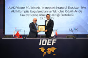 As part of IDEF2025, a significant collaboration protocol was signed with the participation of Teknopark Istanbul General Manager Prof. Dr. Abdurrahman Akyol and ULAK Communications General Manager Dr. Ragıp Ruşen Kömürcü. img-3
