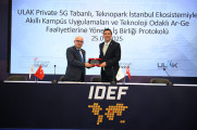As part of IDEF2025, a significant collaboration protocol was signed with the participation of Teknopark Istanbul General Manager Prof. Dr. Abdurrahman Akyol and ULAK Communications General Manager Dr. Ragıp Ruşen Kömürcü. img-4