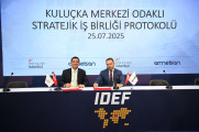 As part of IDEF2025, a Strategic Cooperation Protocol focused on the Teknopark Istanbul Incubation Center was signed between Teknopark Istanbul General Manager Prof. Dr. Abdurrahman Akyol and ARMELSAN Defense Technologies CEO Mr. Can Emre Bakım. img-1