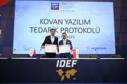 As part of IDEF2025, a signing ceremony was held with the participation of Teknopark Istanbul General Manager Prof. Dr. Abdurrahman Akyol and HAVELSAN Deputy General Manager Mr. Ömer Özkan. img-2
