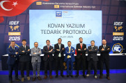 As part of IDEF2025, a signing ceremony was held with the participation of Teknopark Istanbul General Manager Prof. Dr. Abdurrahman Akyol and HAVELSAN Deputy General Manager Mr. Ömer Özkan. img-3