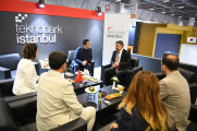 Within the scope of IDEF2025, HAVELSAN General Manager Dr. Mehmet Akif Nacar visited the Teknopark Istanbul stand and met with our General Manager Prof. Dr. Abdurrahman Akyol. img-2