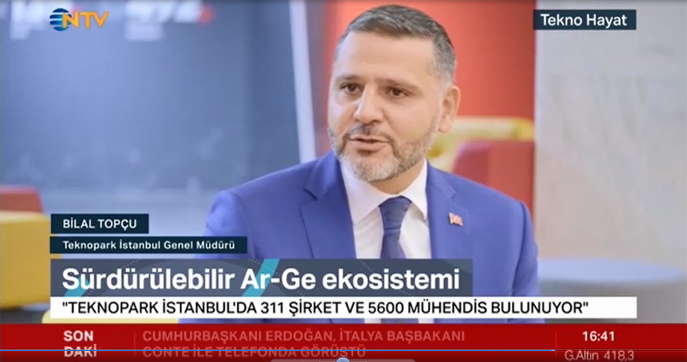 Teknopark İstanbul, Ntv kanalında yayınlanan Tekno Hayat programına konuk oldu.